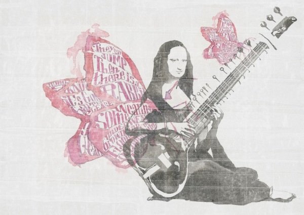 Gitar Çalan Mona Lisa