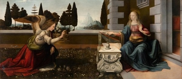 Leonardo Annunciazione Tablo
