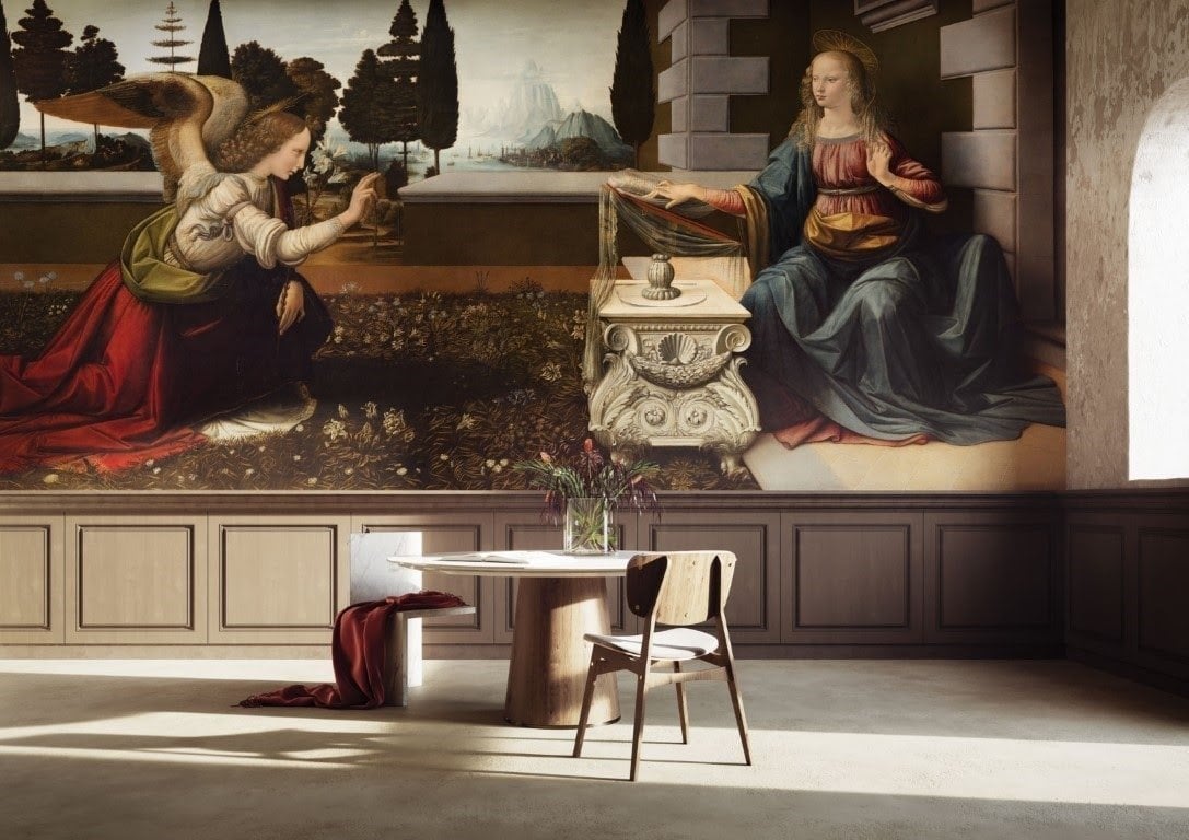 Leonardo Annunciazione Tablo