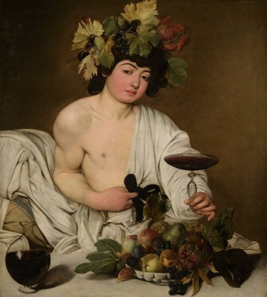 Caravaggio Bacco Tablo