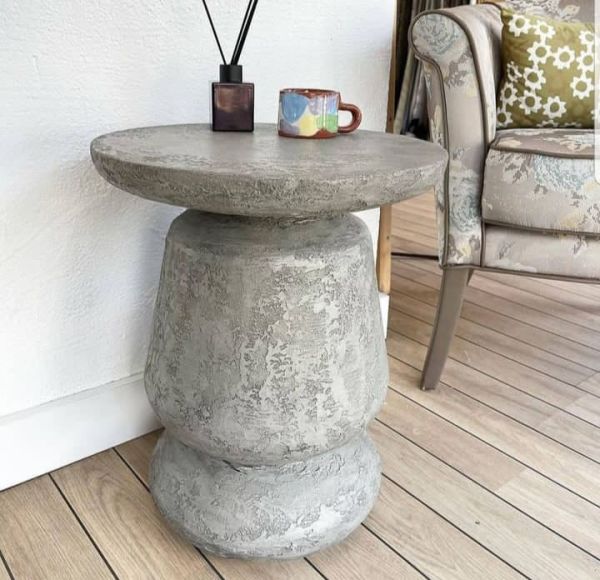 M El Yan Sehpa Beton Gri