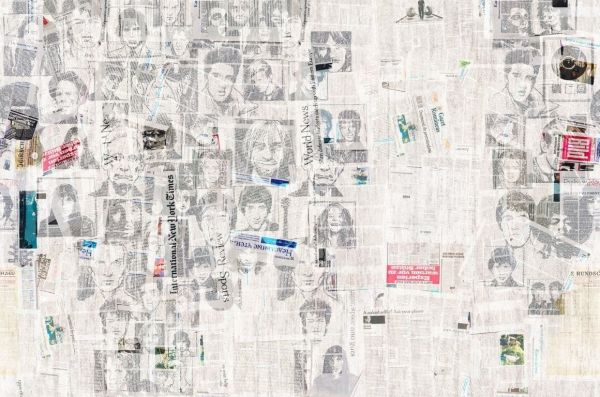 Super Starlar Grafiti Kompozisyon Tekstil Tabanlı Duvar Kaplaması (Banyo ve Islak Zeminler) - Renkli