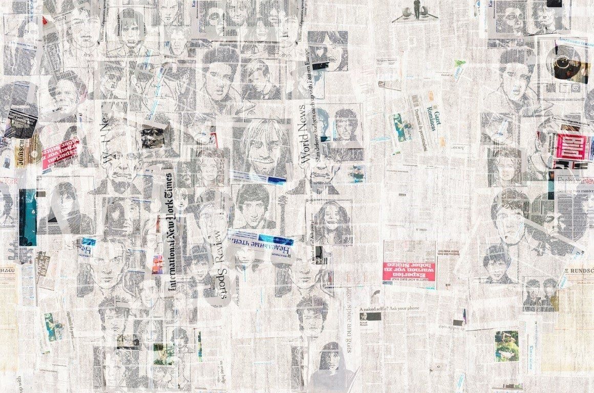 Super Starlar Grafiti Kompozisyon Doğal İpek Duvar Kaplaması - Renkli