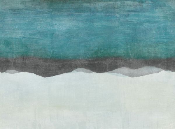 Okyanus ve Dağlar Soyut Kuzey Mat Görünümlü Vinil Duvar Kaplaması - Güney