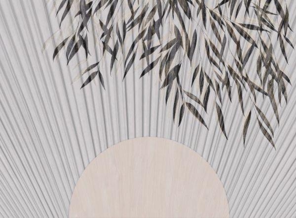 Doğan Sıcak Güneş Mat Görünümlü Vinil Duvar Kaplaması - Koyu Gri