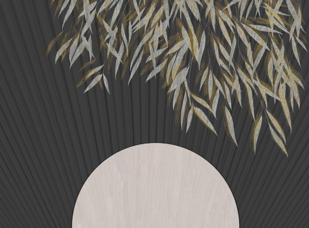 Doğan Sıcak Güneş Doğal İpek Duvar Kaplaması - Siyah