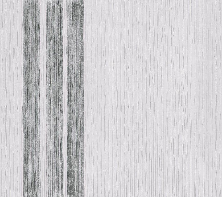 كيمونو خردل غير لامع - غطاء حائط من الفينيل - أسود