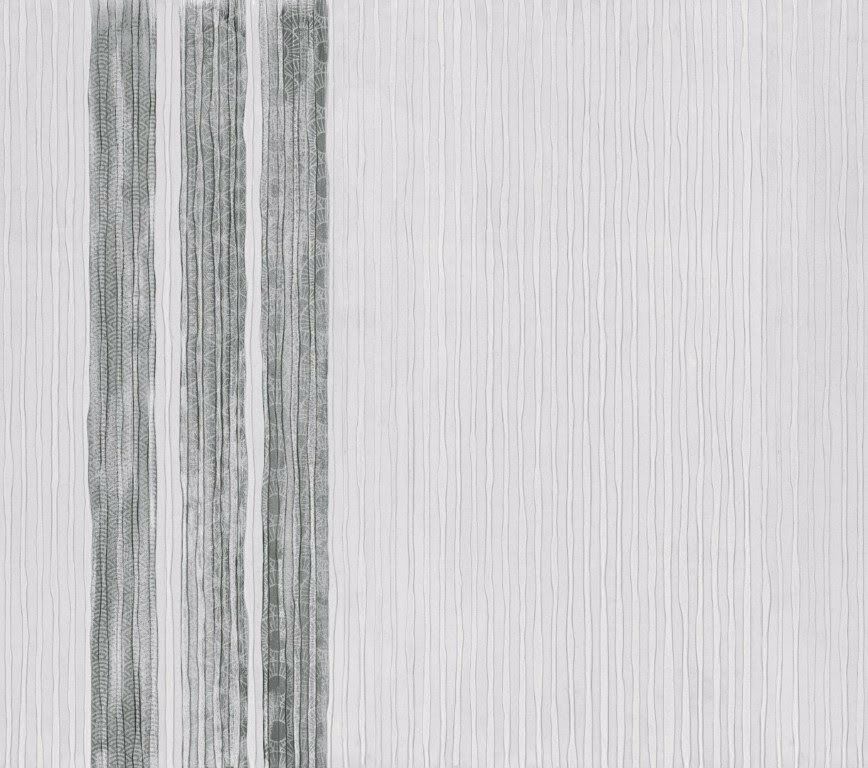 Kimono Hardal Rengi Doğal İpek Duvar Kaplaması - Siyah